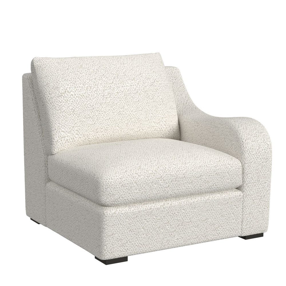 Big Wave Sofa - Sectional with Ottoman - Cuddly Cream