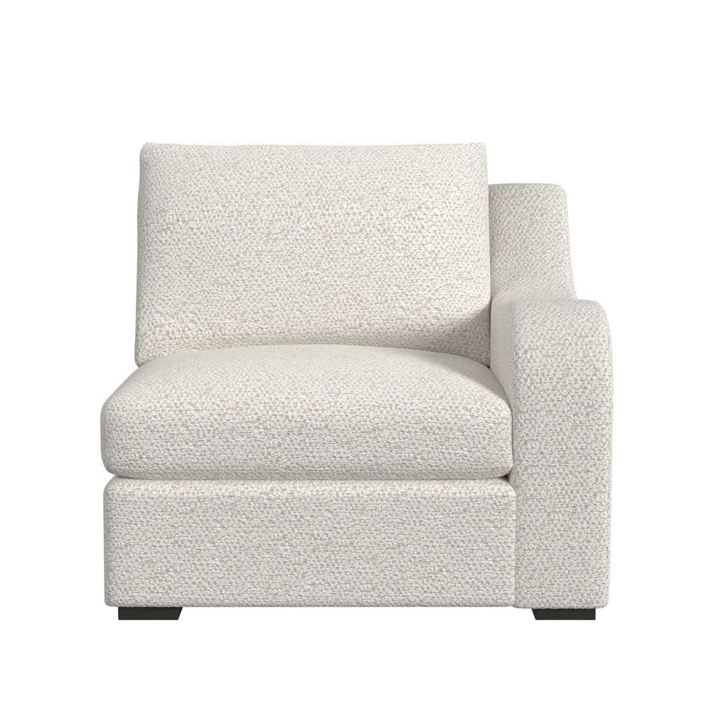 Big Wave Sofa - Sectional with Ottoman - Cuddly Cream