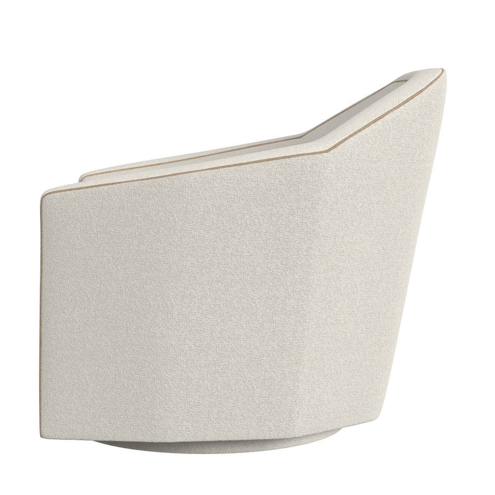 Repartee Swivel Chair - Field Snow/Lush Tawny