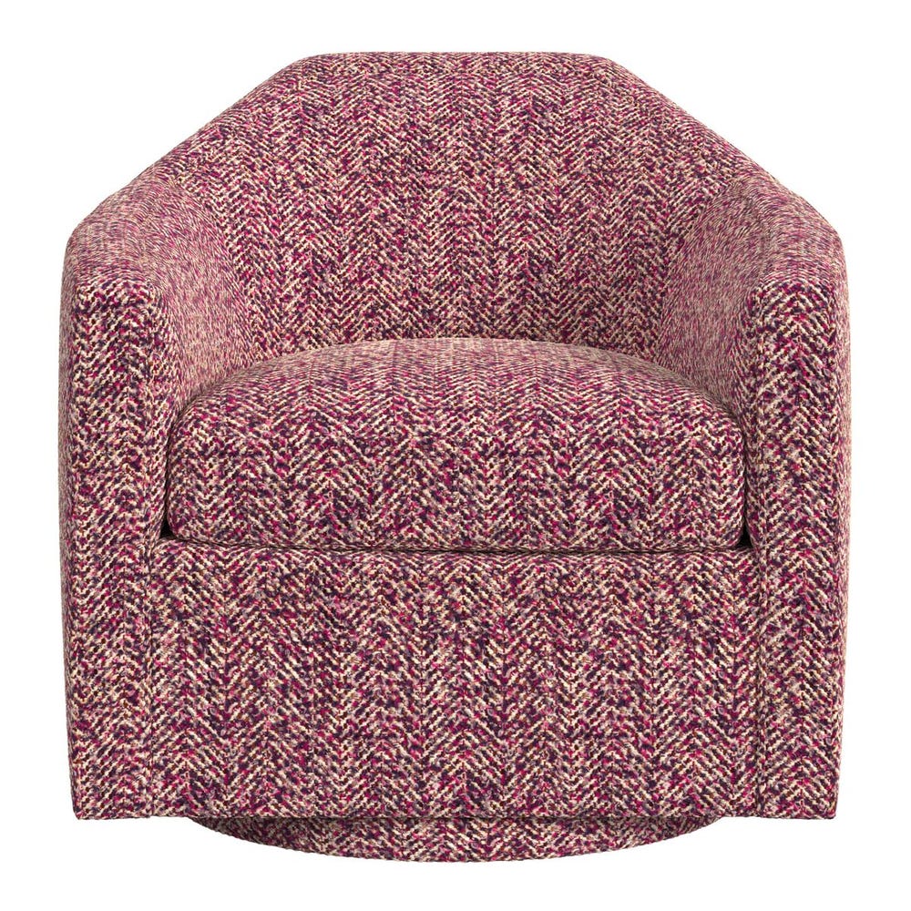 Repartee Swivel Chair - Tweedy Bird Purple Finch