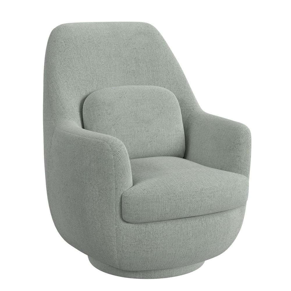 Nest Swivel Chair - Criss Cross Sea Salt
