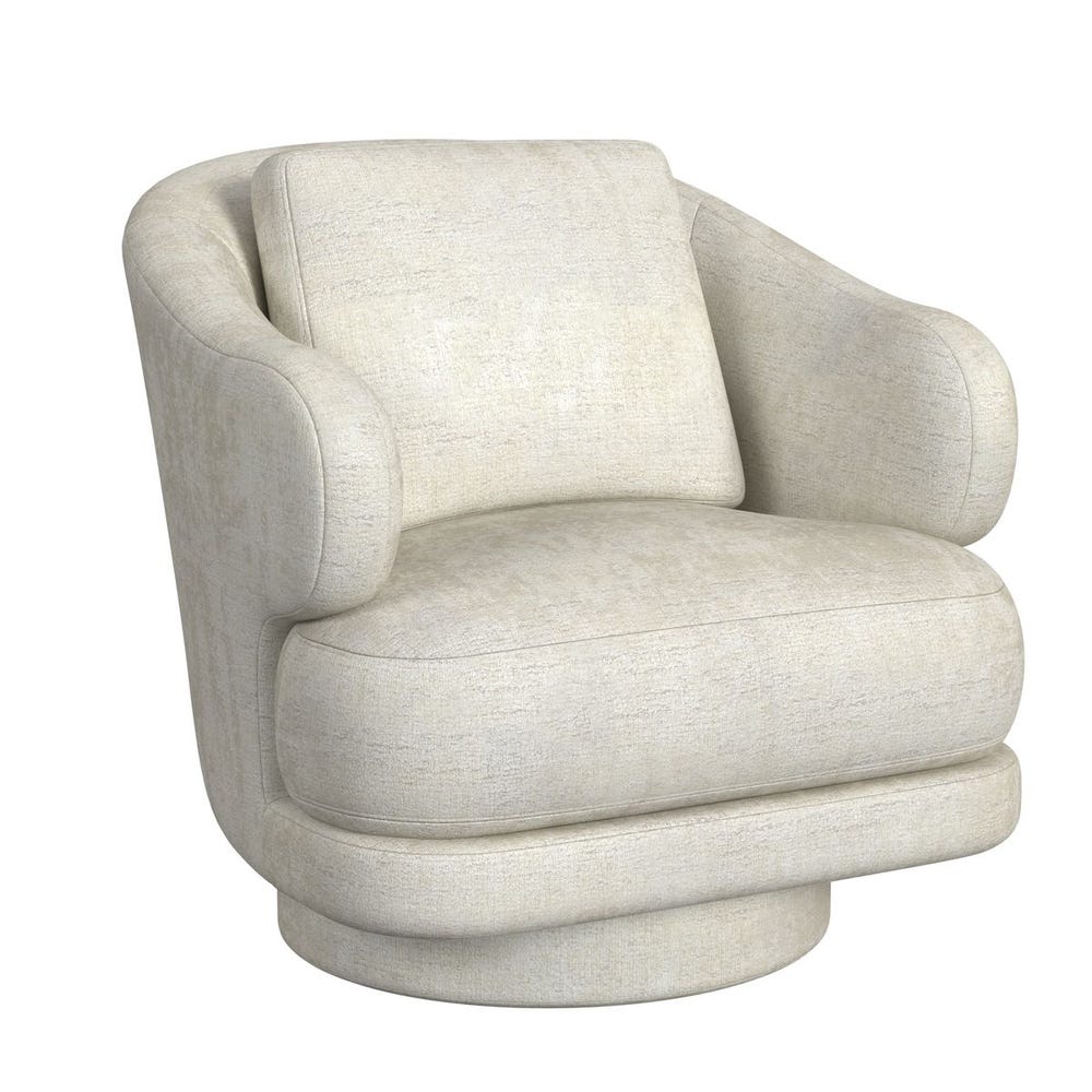 Cuddle Swivel Chair - Splendor Sesame