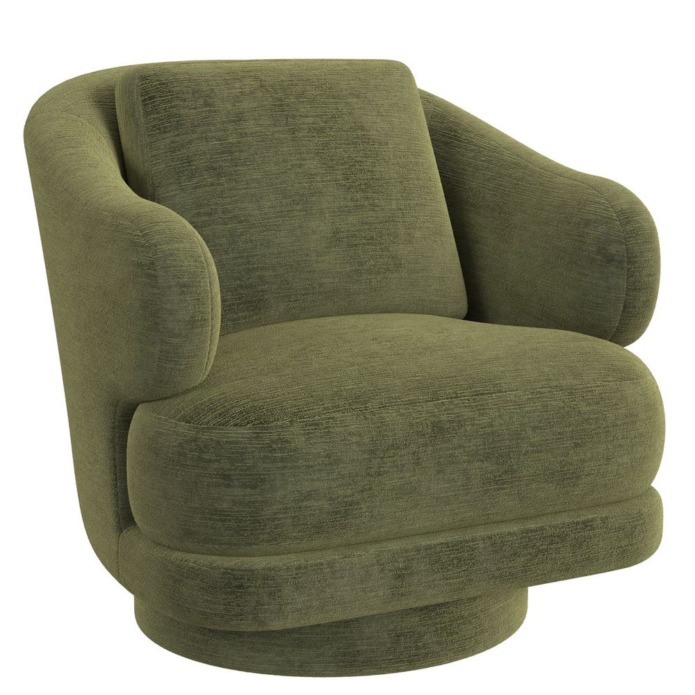 Cuddle Swivel Chair - Antique Loden