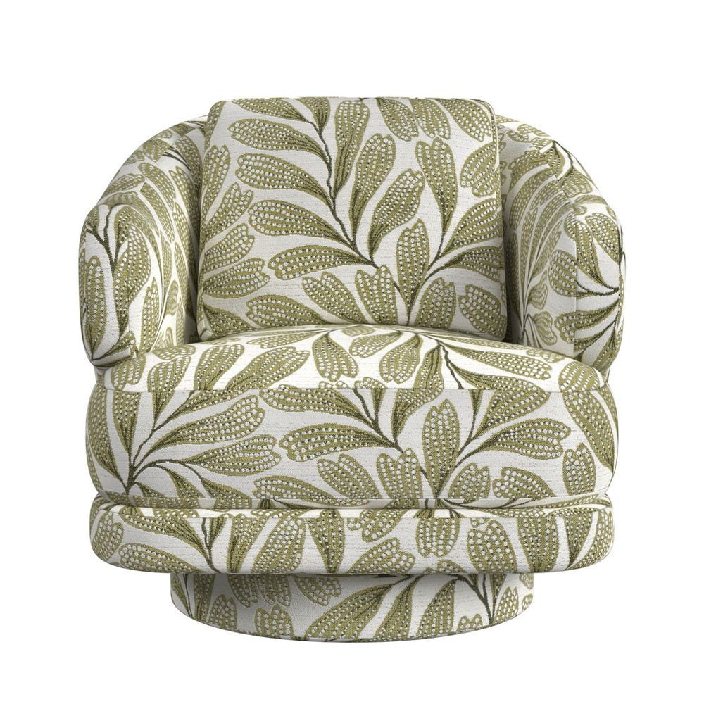 Cuddle Swivel Chair - Hedge Green