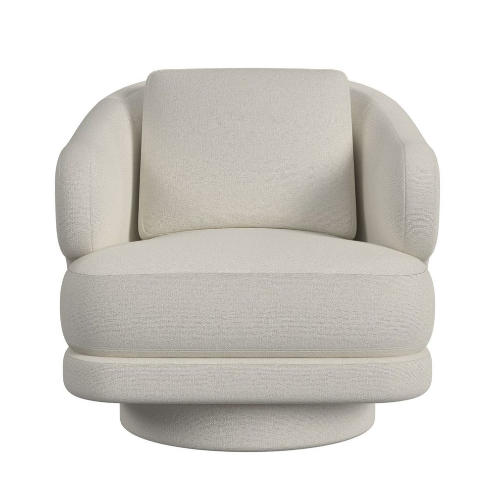 Cuddle Swivel Chair - Field Snow