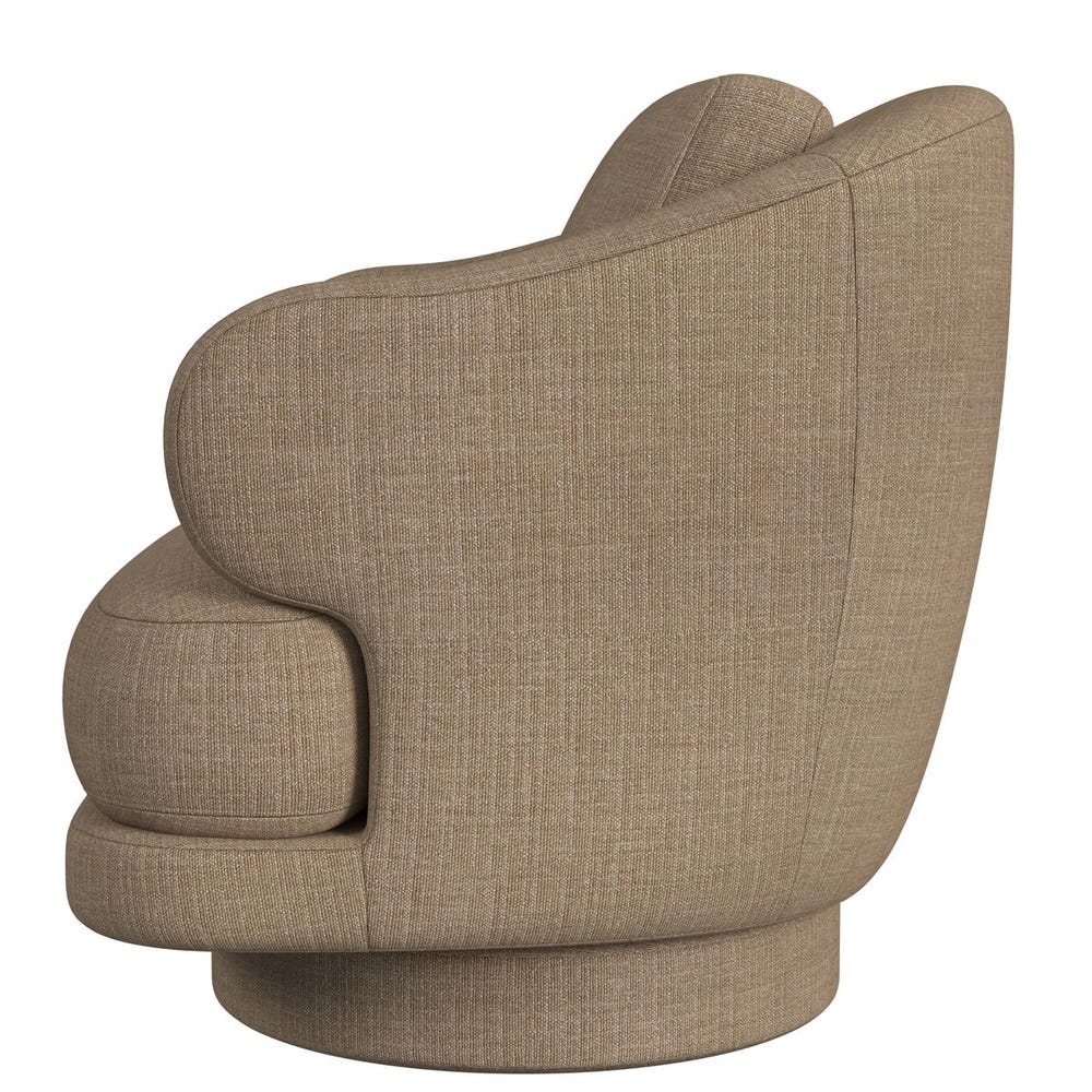Cuddle Swivel Chair - Lush Tawny
