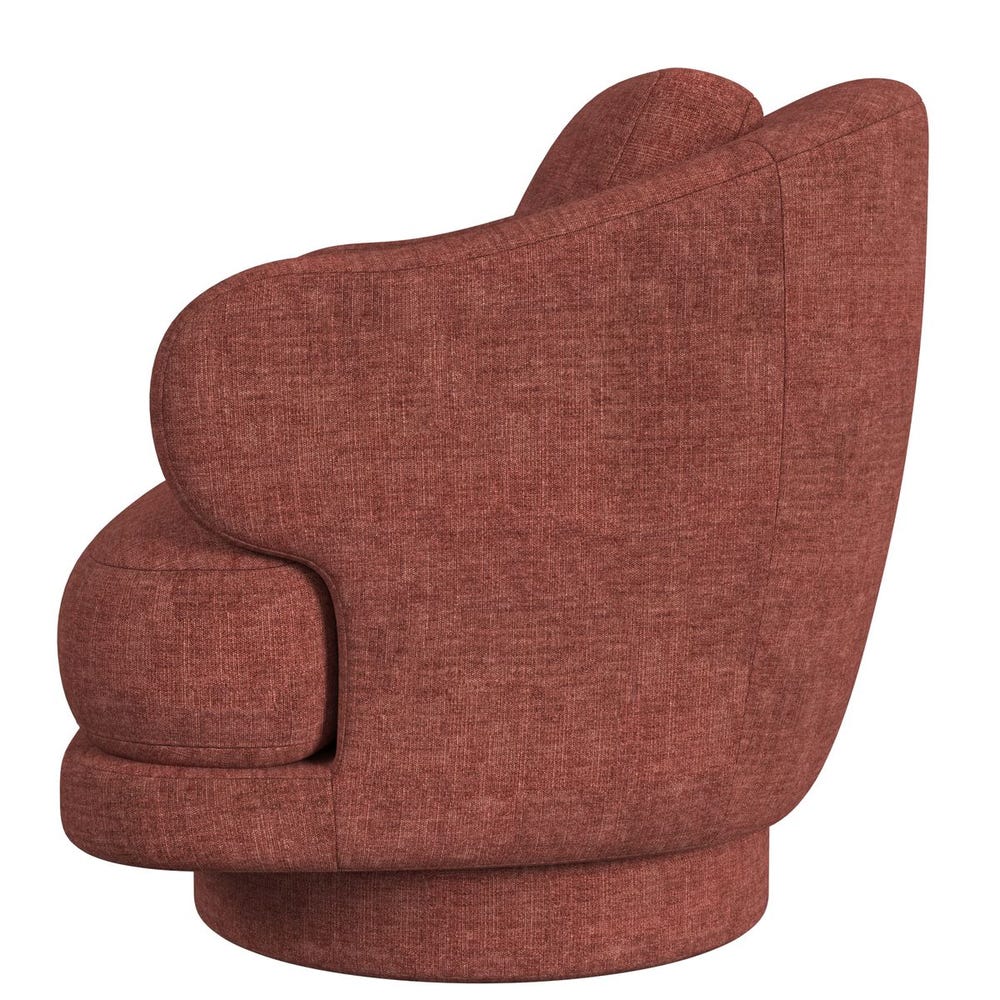 Cuddle Swivel Chair - Vintage Tea Rose