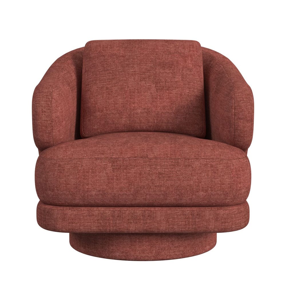 Cuddle Swivel Chair - Vintage Tea Rose