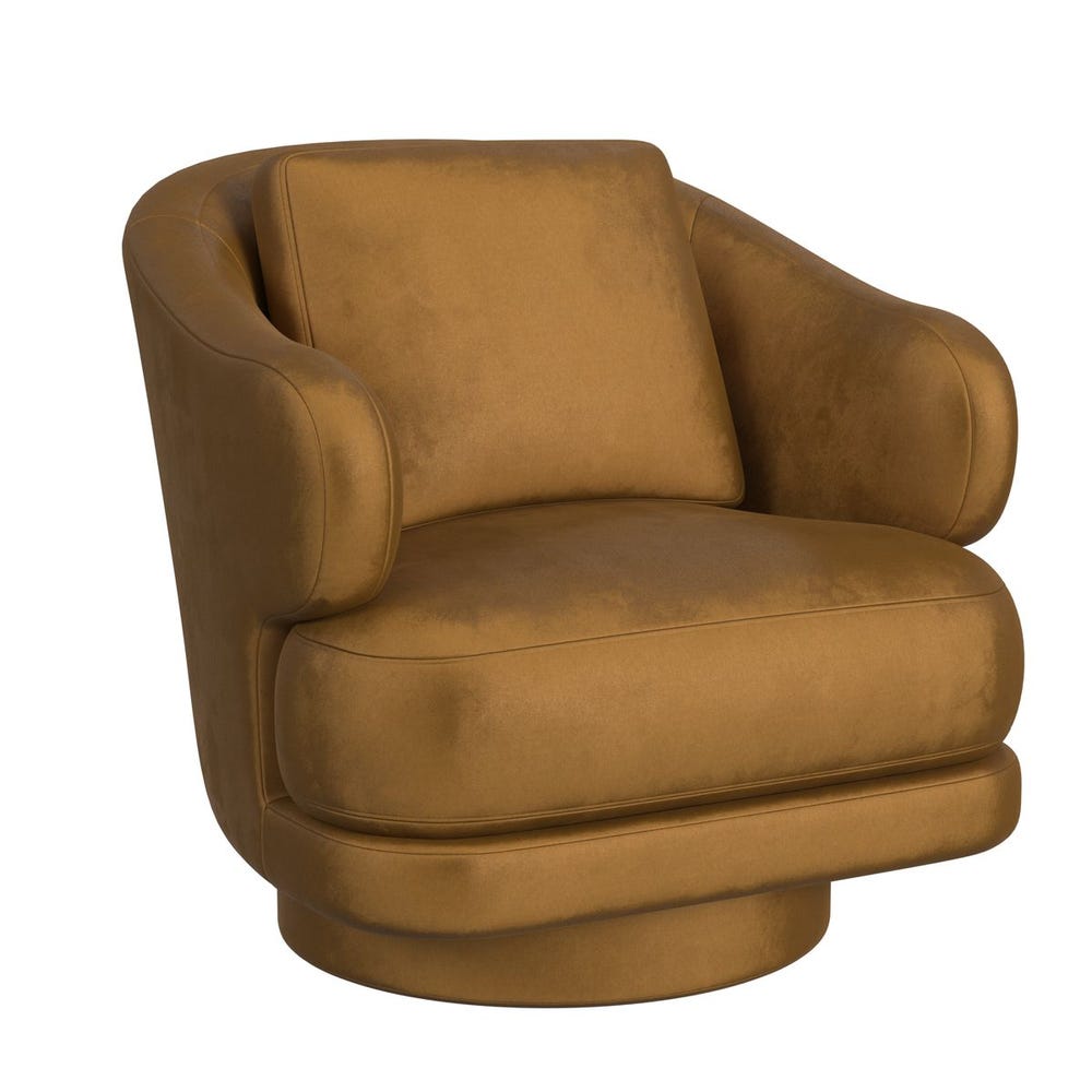 Cuddle Swivel Chair - Bliss Bronze