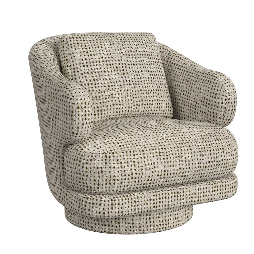 Cuddle Swivel Chair - Dashing Olive