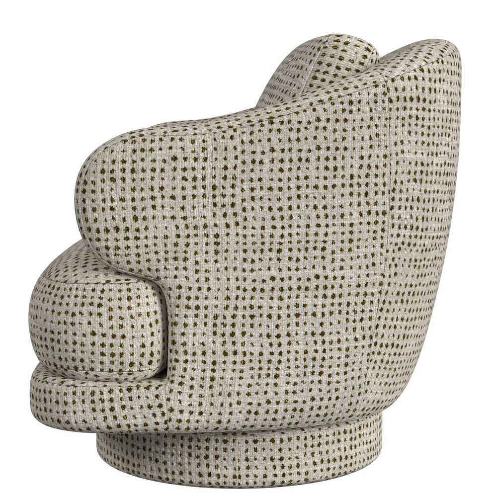 Cuddle Swivel Chair - Dashing Olive