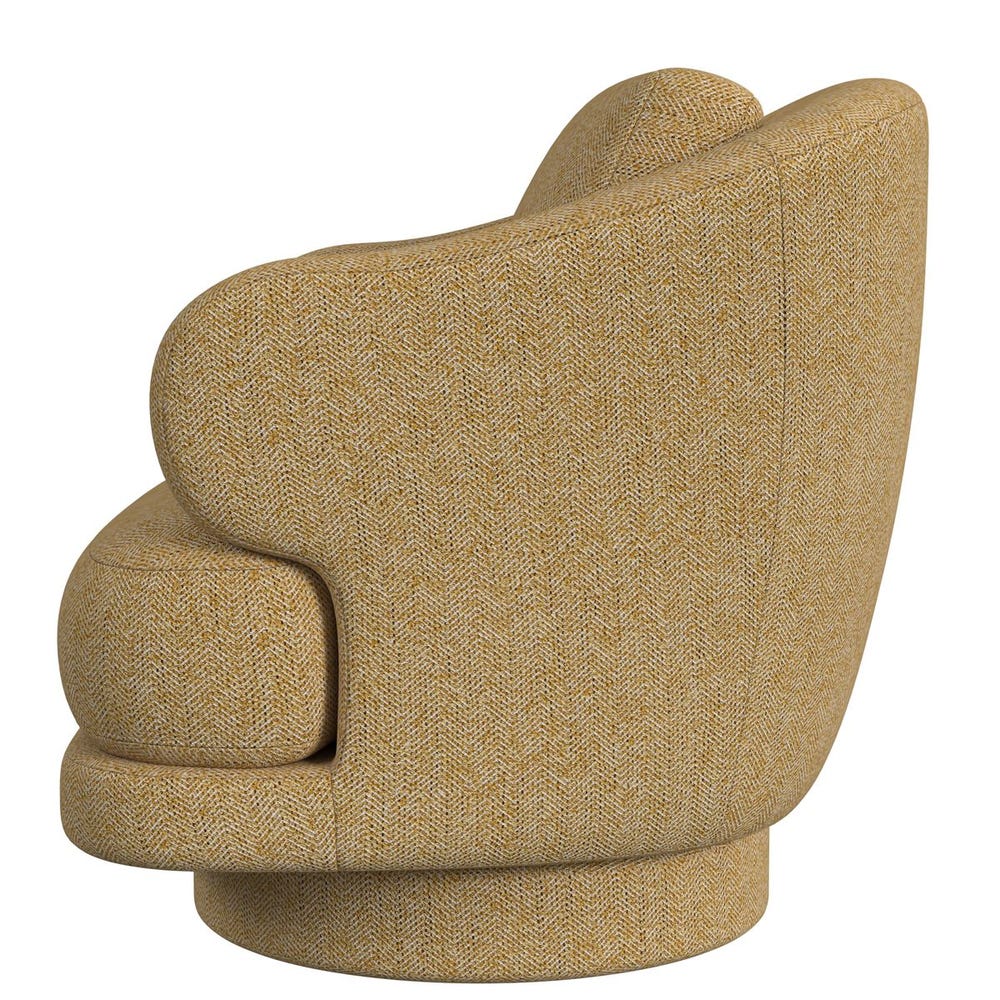 Cuddle Swivel Chair - Tweedy Bird Goldfinch