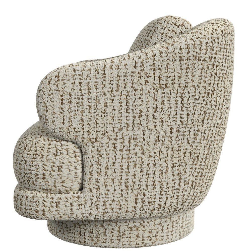Cuddle Swivel Chair - Hopscotch Creamy Espresso