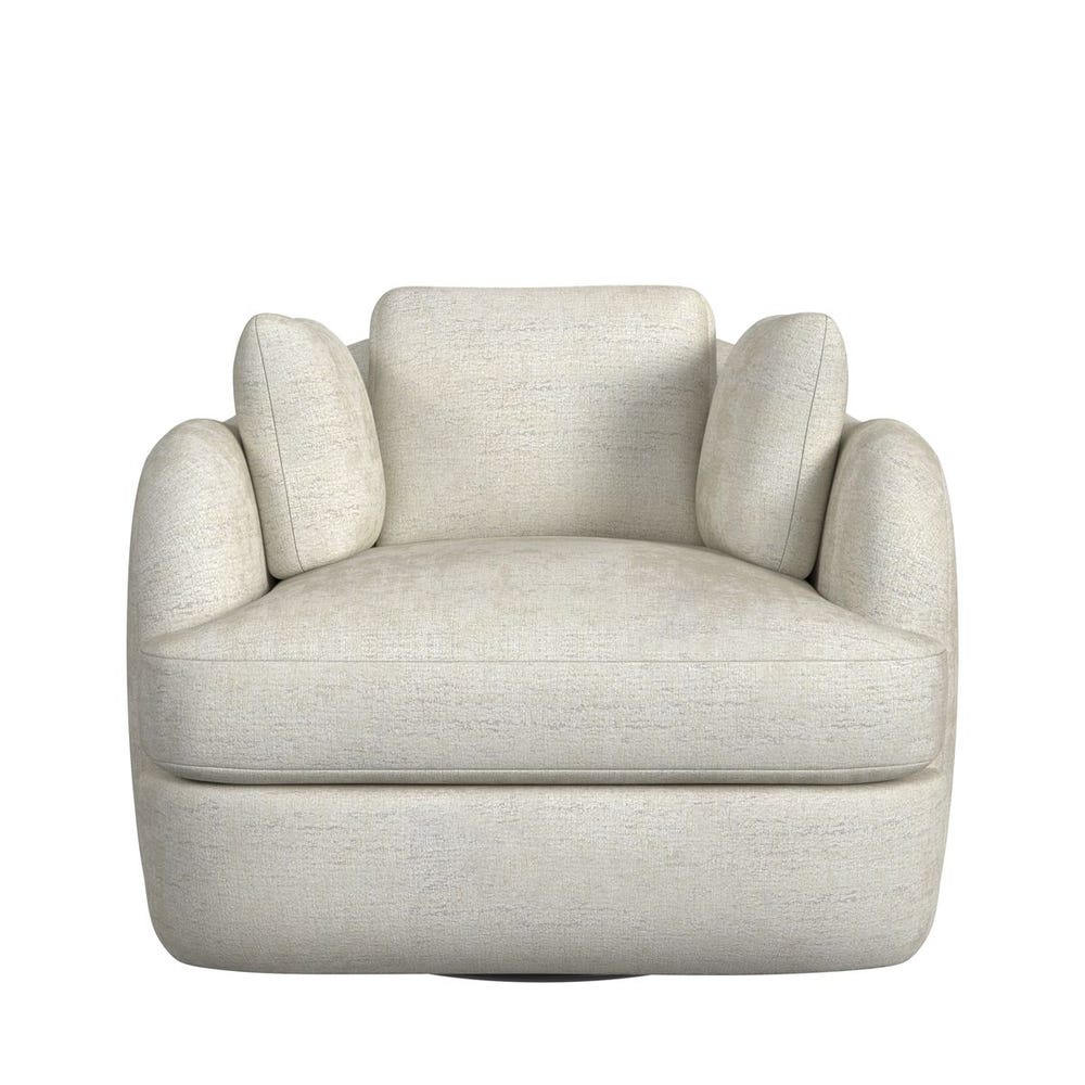 Scoop and a Half Swivel Chair - Splendor Sesame
