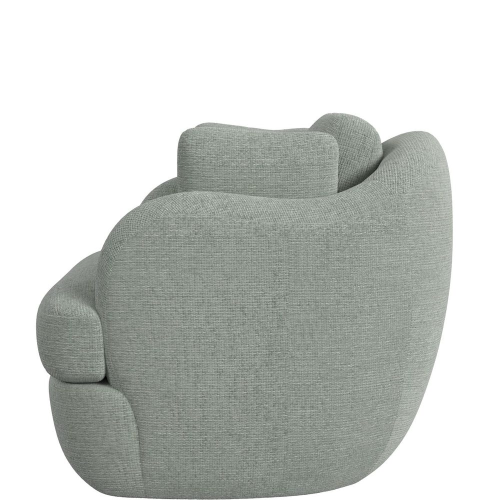 Scoop and a Half Swivel Chair - Criss Cross Sea Salt