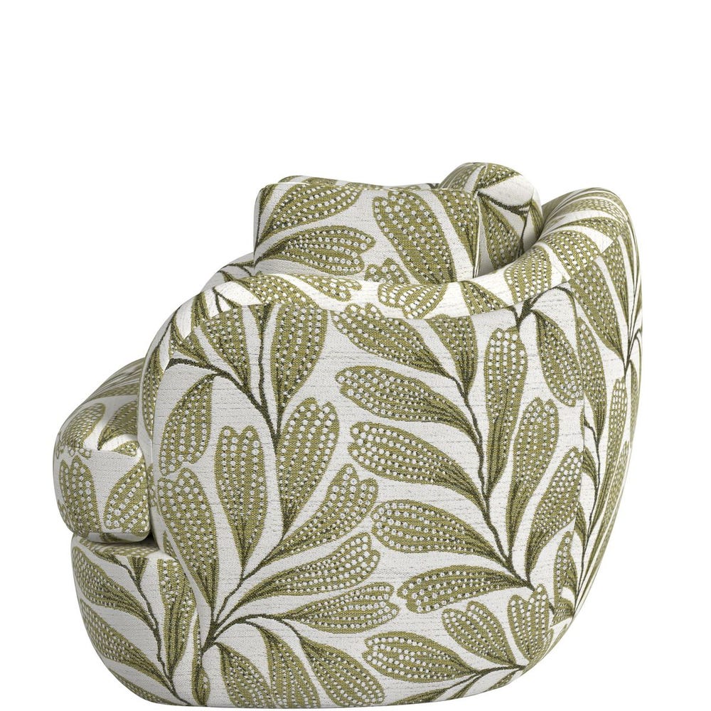 Scoop and a Half Swivel Chair - Hedge Green