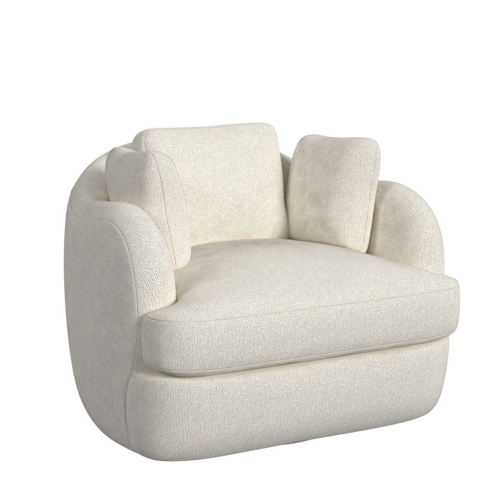 Scoop and a Half Swivel Chair - Field Snow