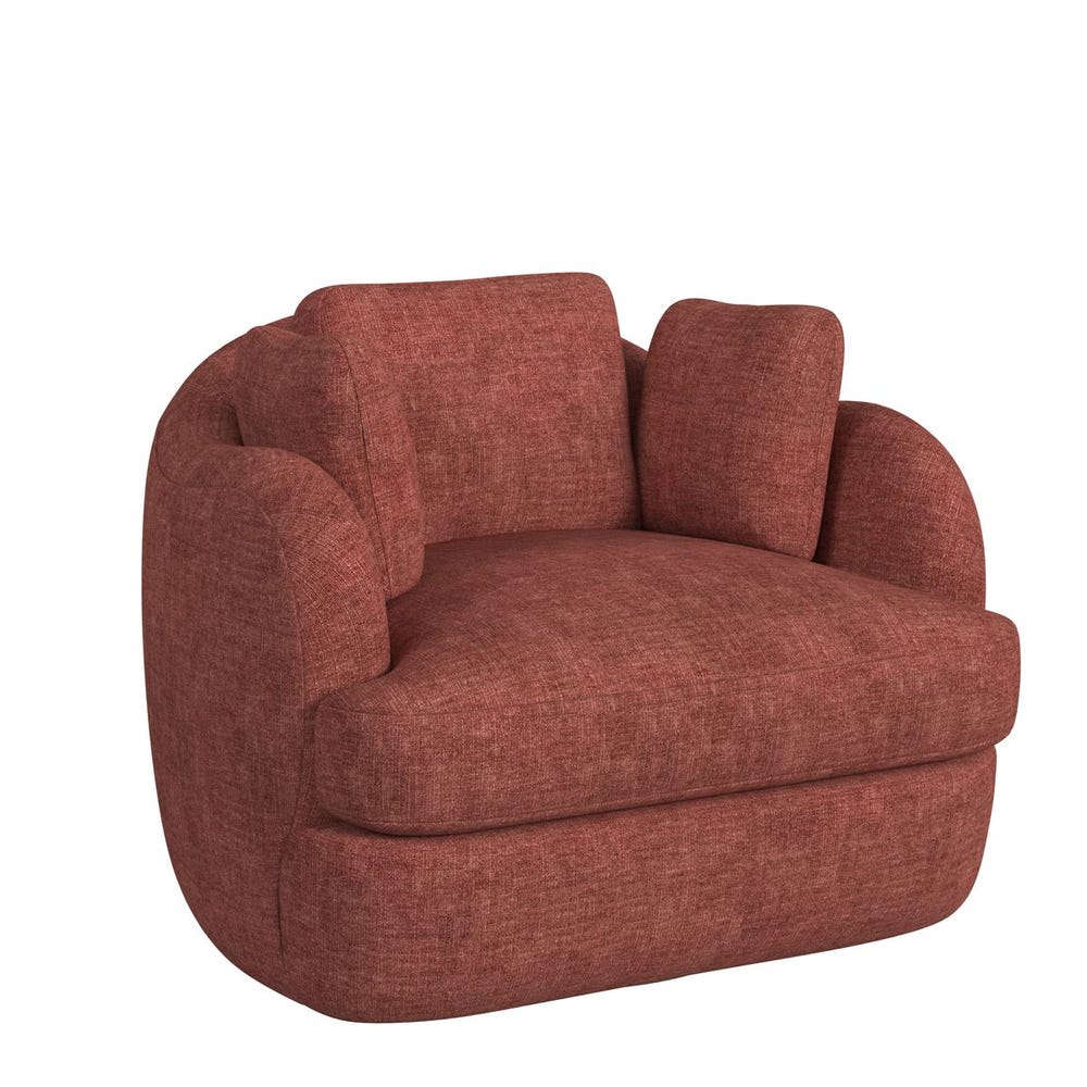 Scoop and a Half Swivel Chair - Vintage Tea Rose