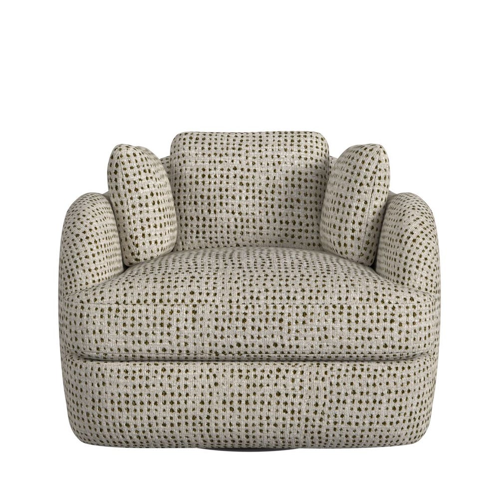 Scoop and a Half Swivel Chair - Dashing Olive