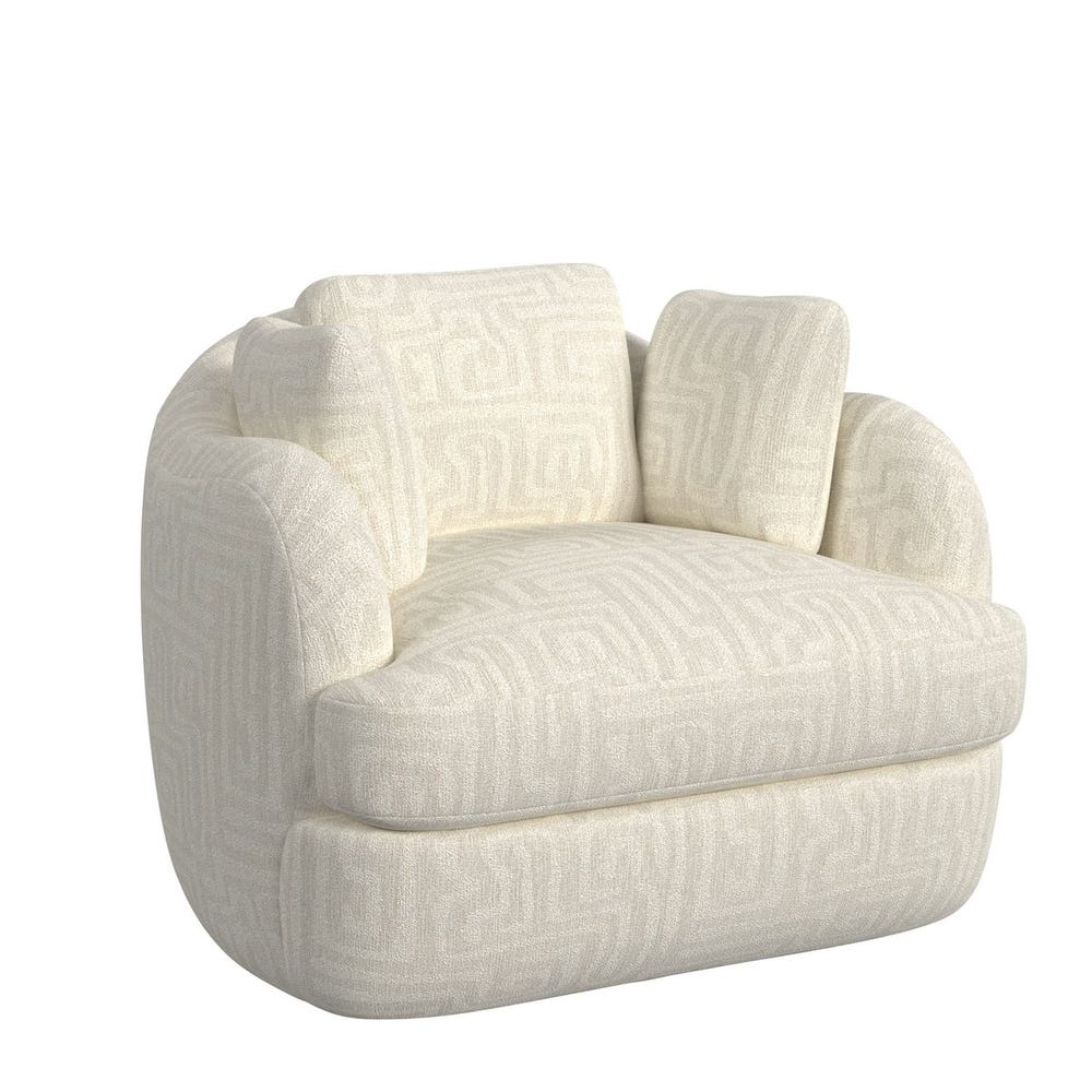 Scoop and a Half Swivel Chair - Maze Oyster