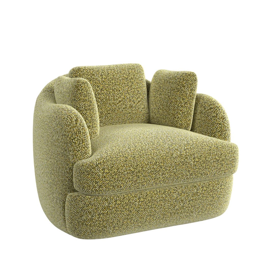 Scoop and a Half Swivel Chair - Tweedy Bird Parakeet
