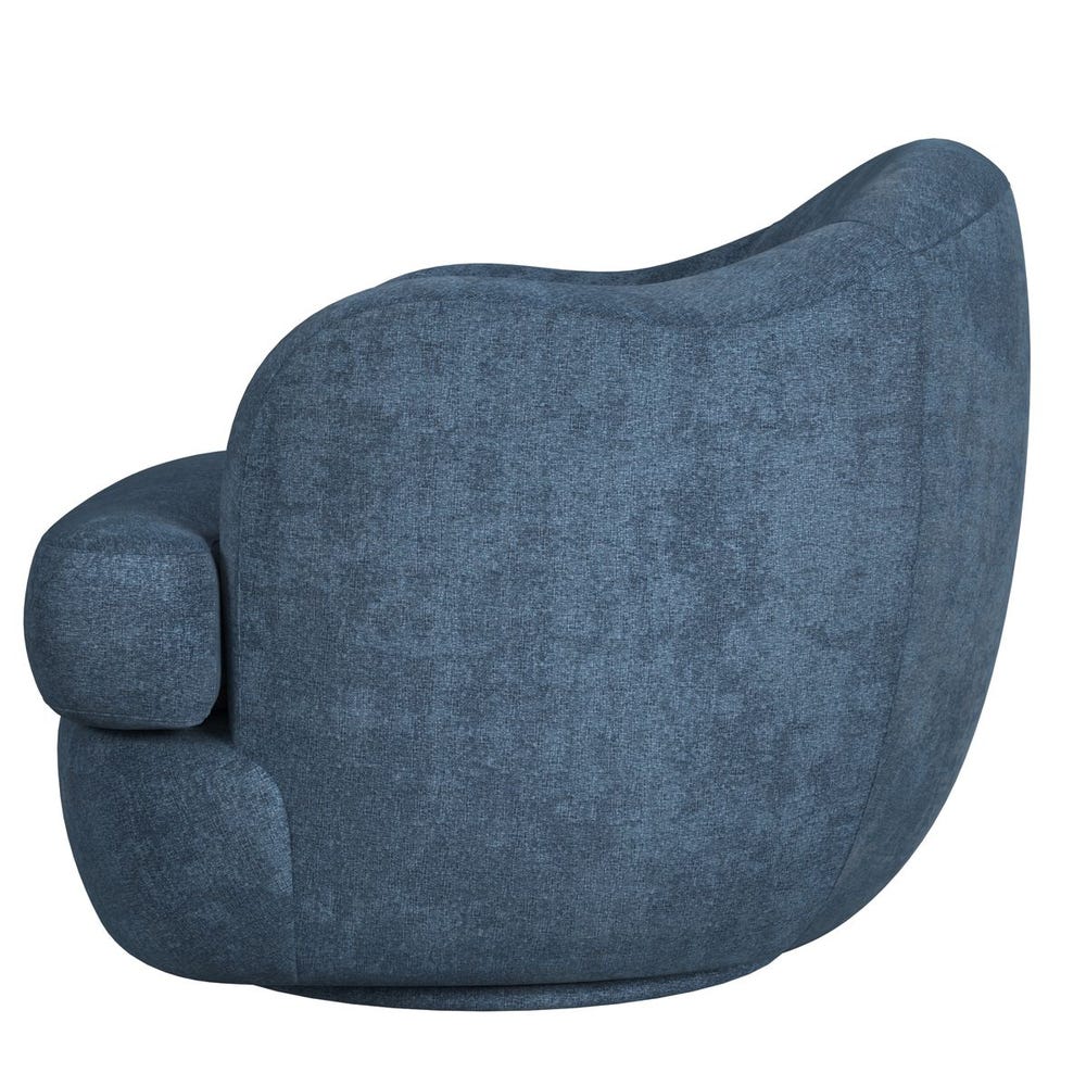 Scoop Swivel Chair - Lux Peacock
