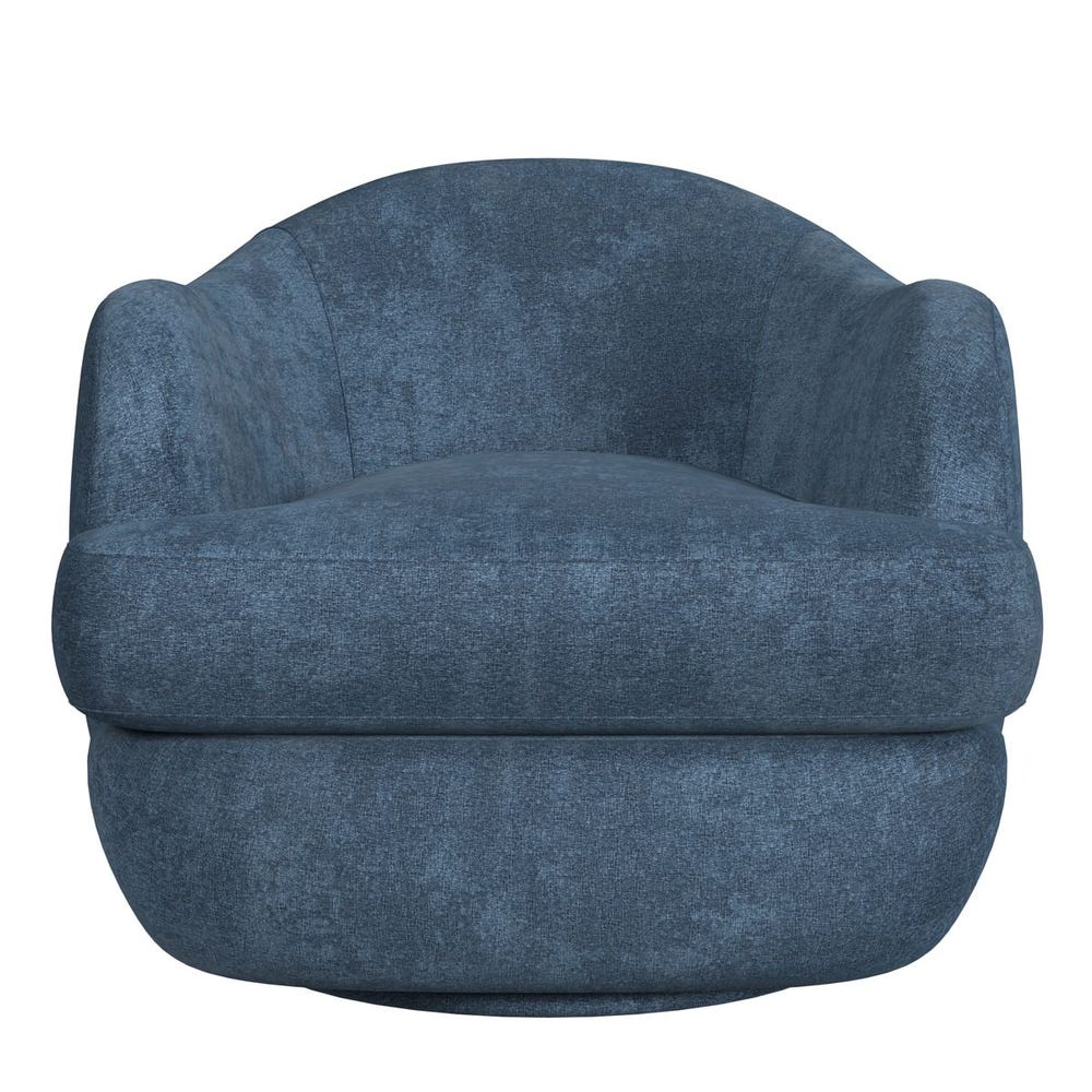Scoop Swivel Chair - Lux Peacock
