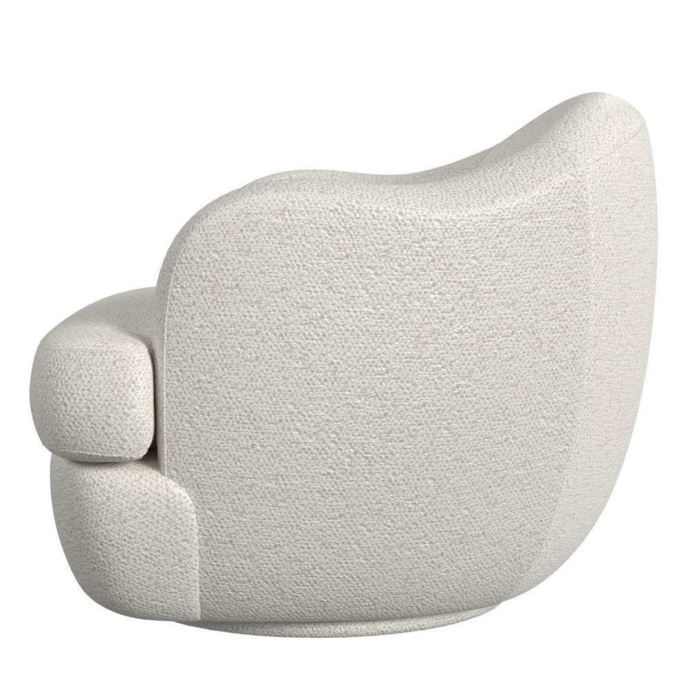 Scoop Swivel Chair - Cuddly Cream