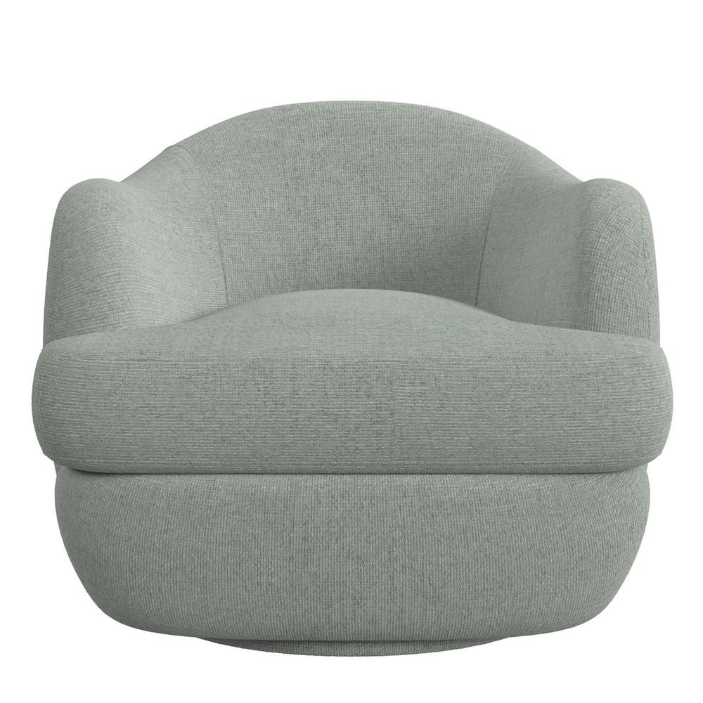 Scoop Swivel Chair - Criss Cross Sea Salt