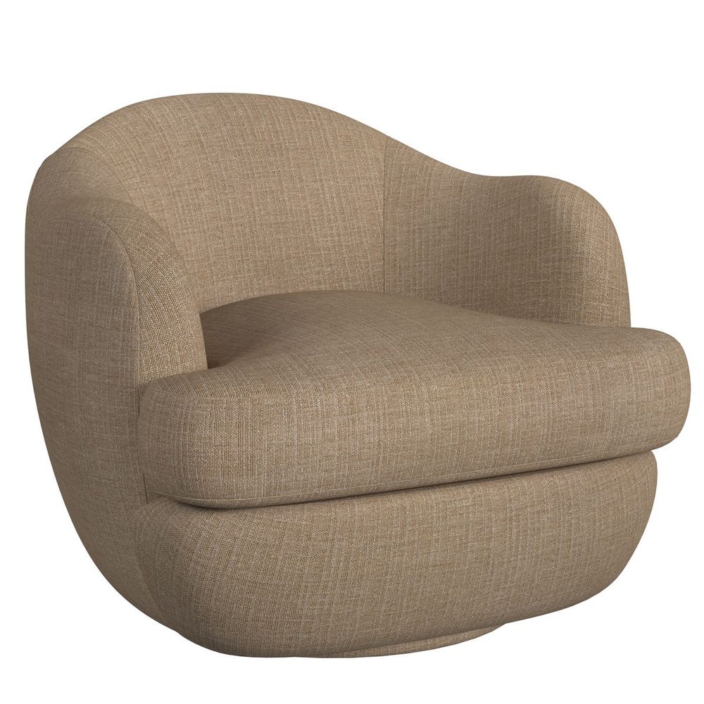 Scoop Swivel Chair - Lush Tawny