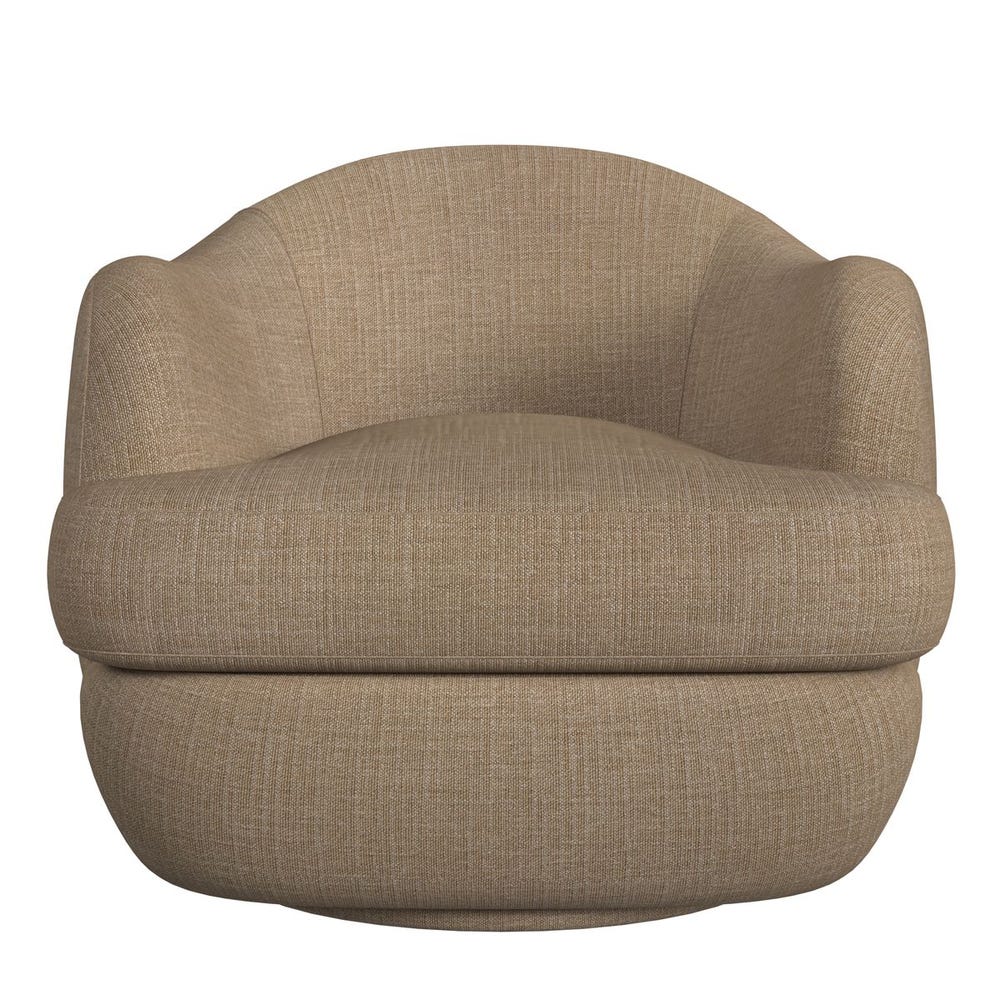 Scoop Swivel Chair - Lush Tawny