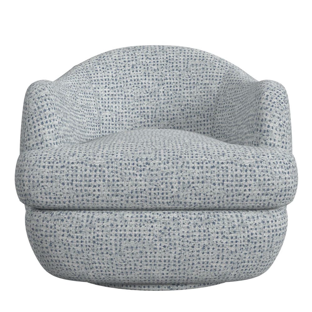Scoop Swivel Chair - Dashing Blue