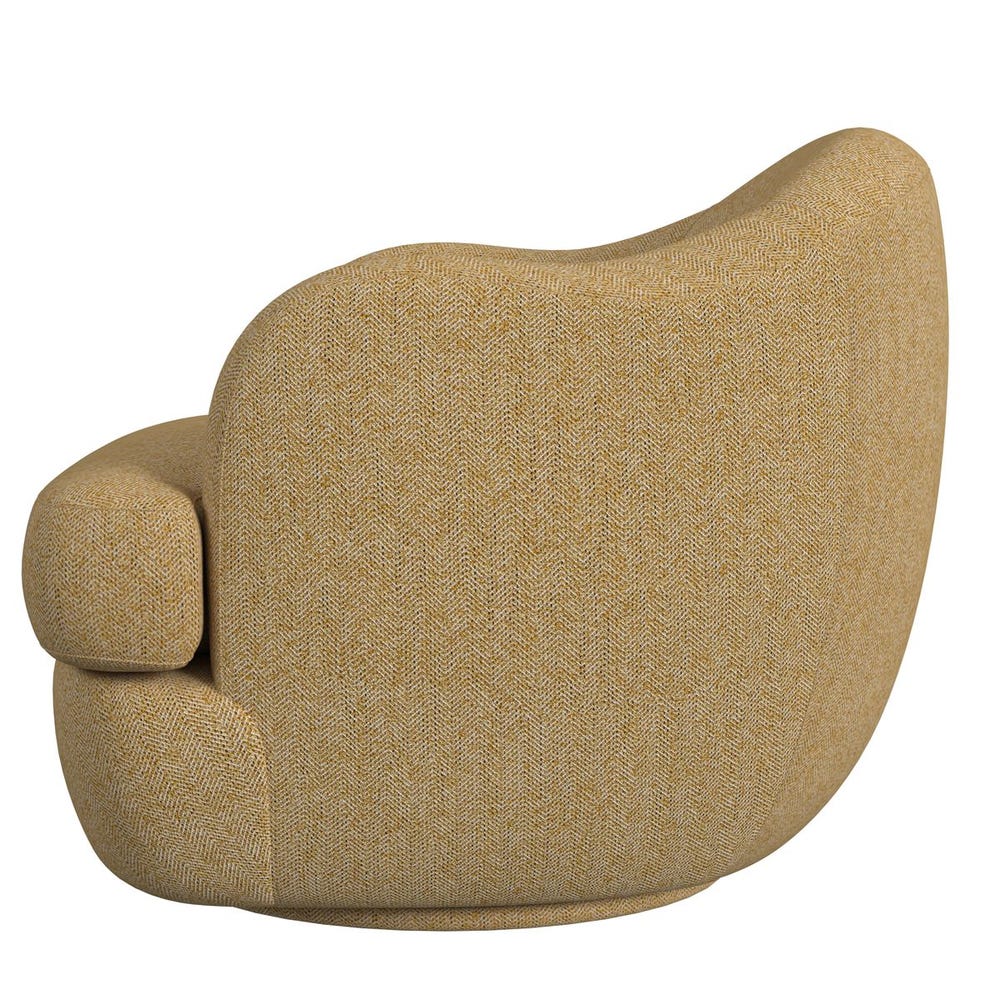 Scoop Swivel Chair - Tweedy Bird Goldfinch