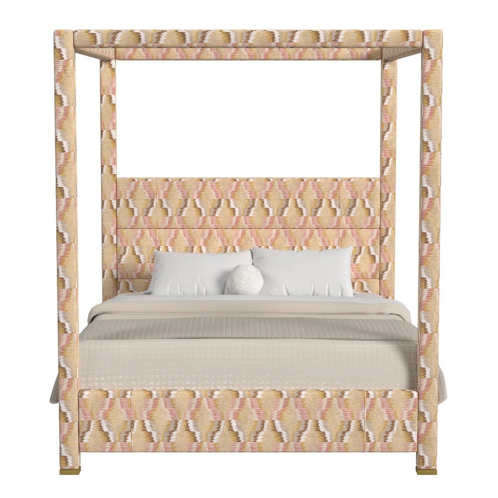 Hibernate Canopy Bed, King - Pastel Flame, 3 Cartons