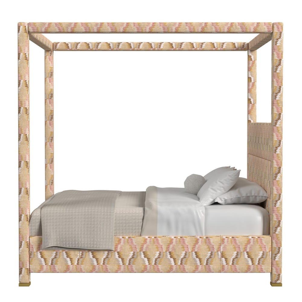 Hibernate Canopy Bed, King - Pastel Flame, 3 Cartons