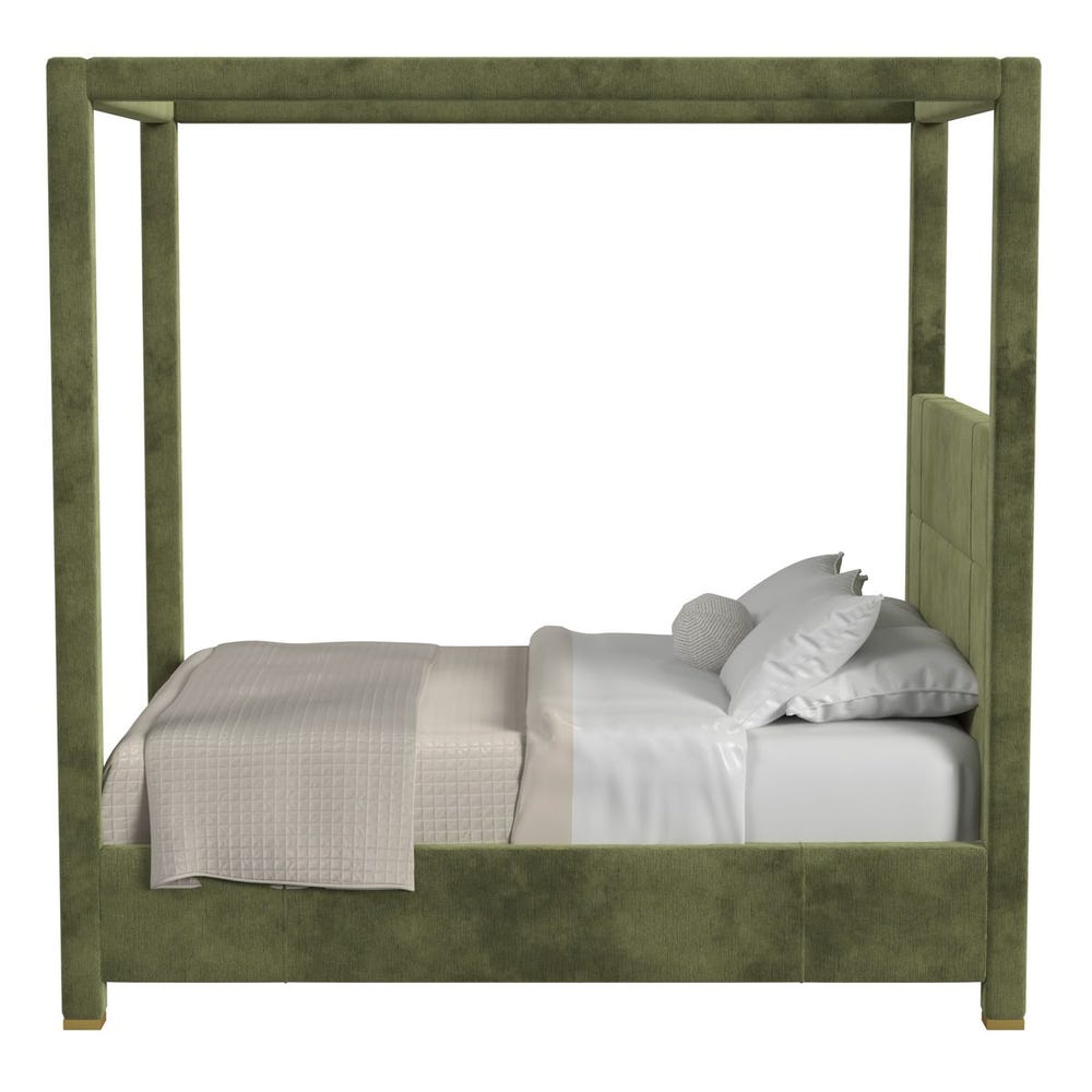 Hibernate Canopy Bed, Queen - Antique Loden, 3 Cartons