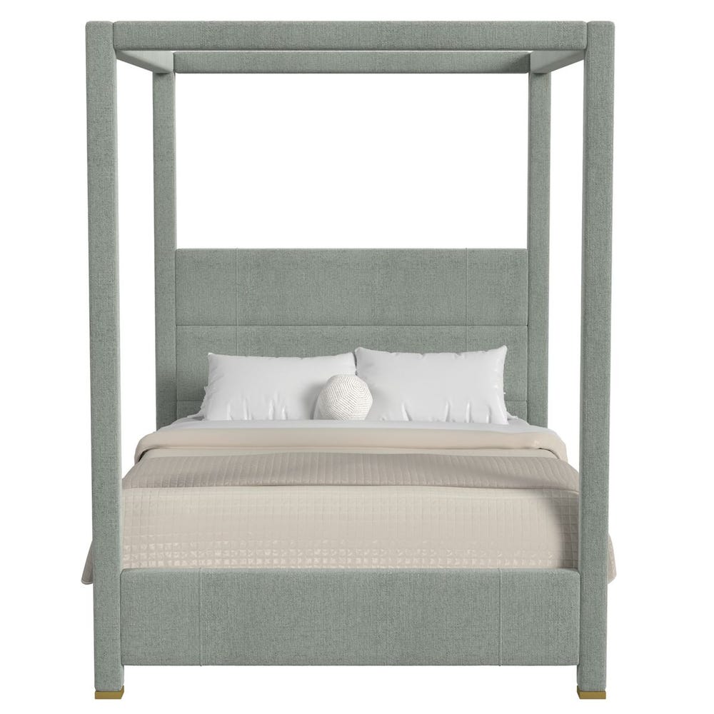 Hibernate Canopy Bed, Quee - Criss Cross Sea Salt, 3 Cartons