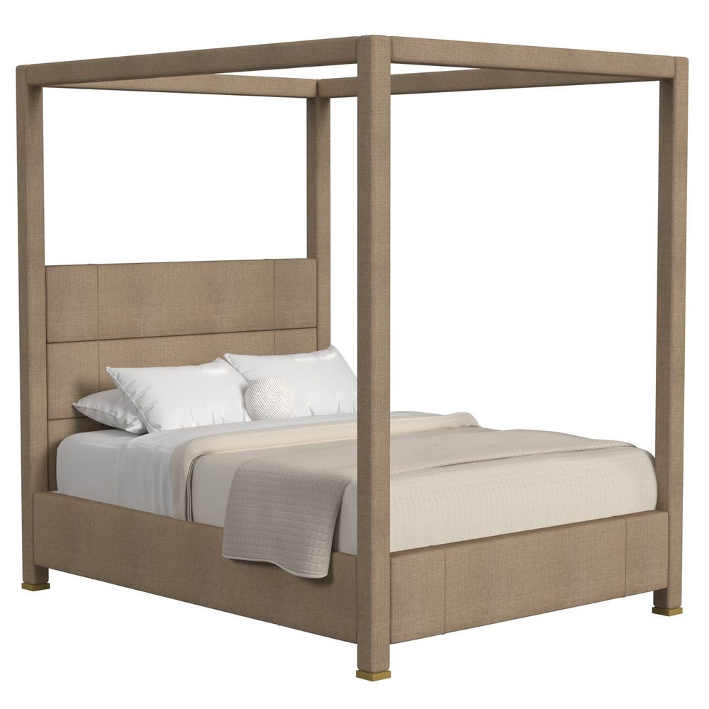 Hibernate Canopy Bed, Queen - Lush Tawny, 3 Cartons