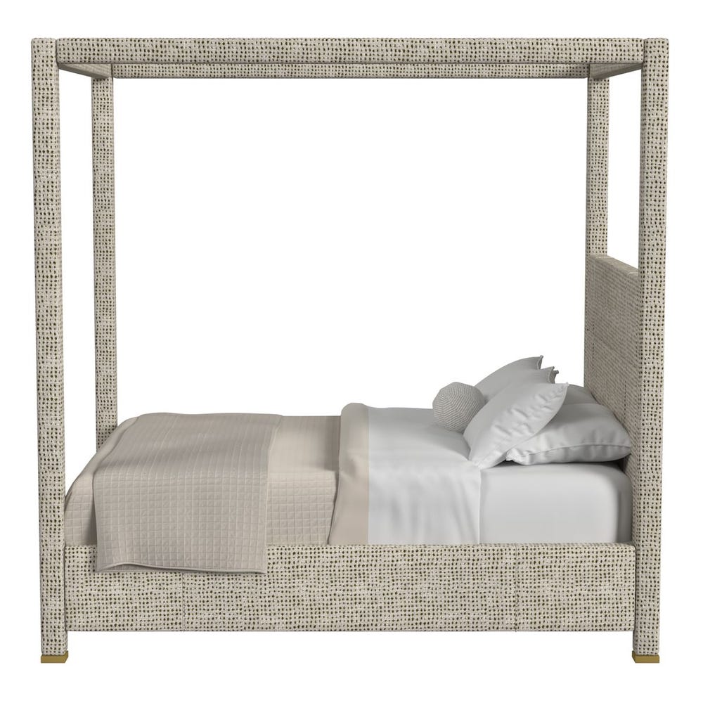Hibernate Canopy Bed, Queen - Dashing Olive, 3 Cartons