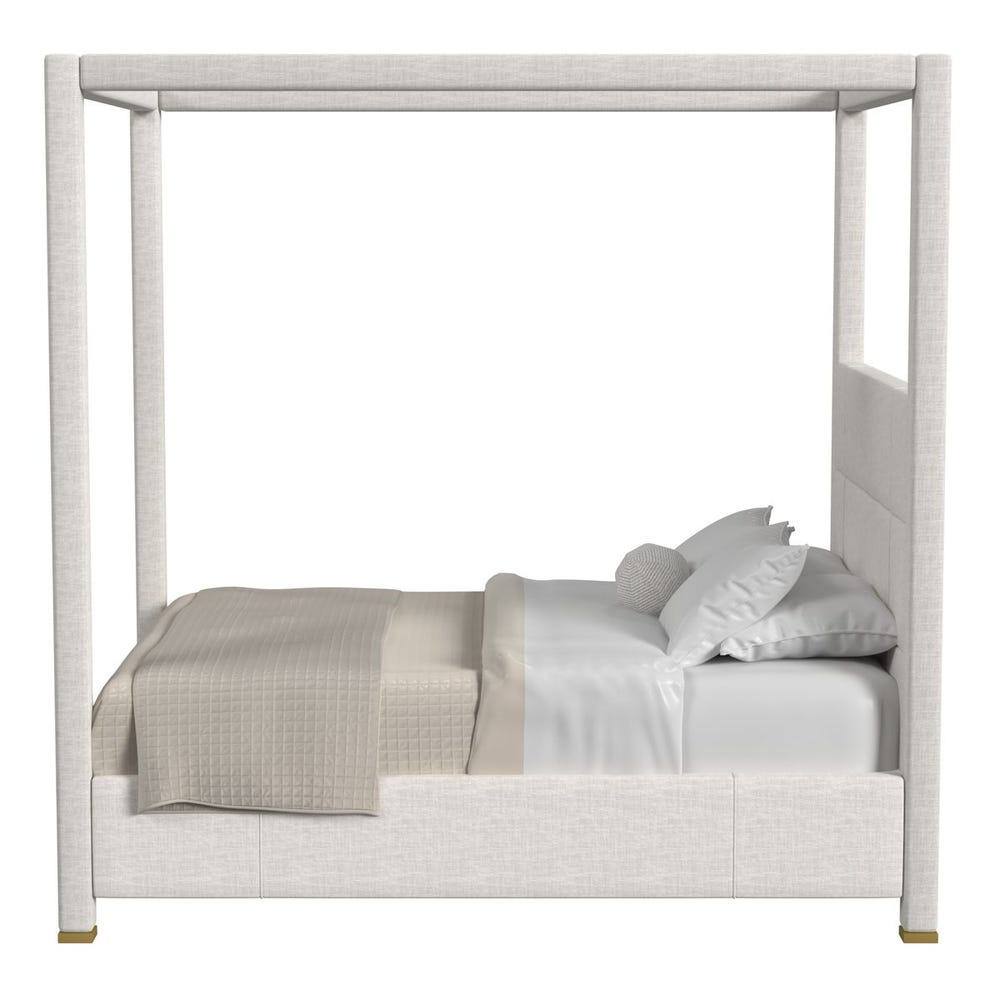 Hibernate Canopy Bed, Queen - Lovely Linen Cream, 3 Cartons