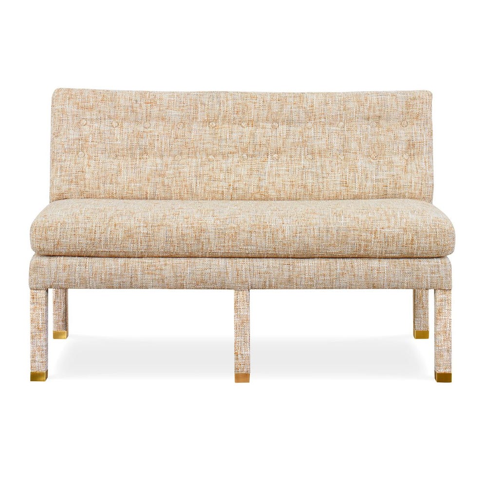 Approach the Bench Banquette, 52" - Thatched Butterscotch