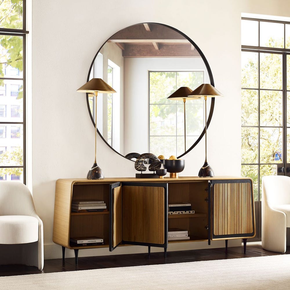 Striation 4 Door Cabinet