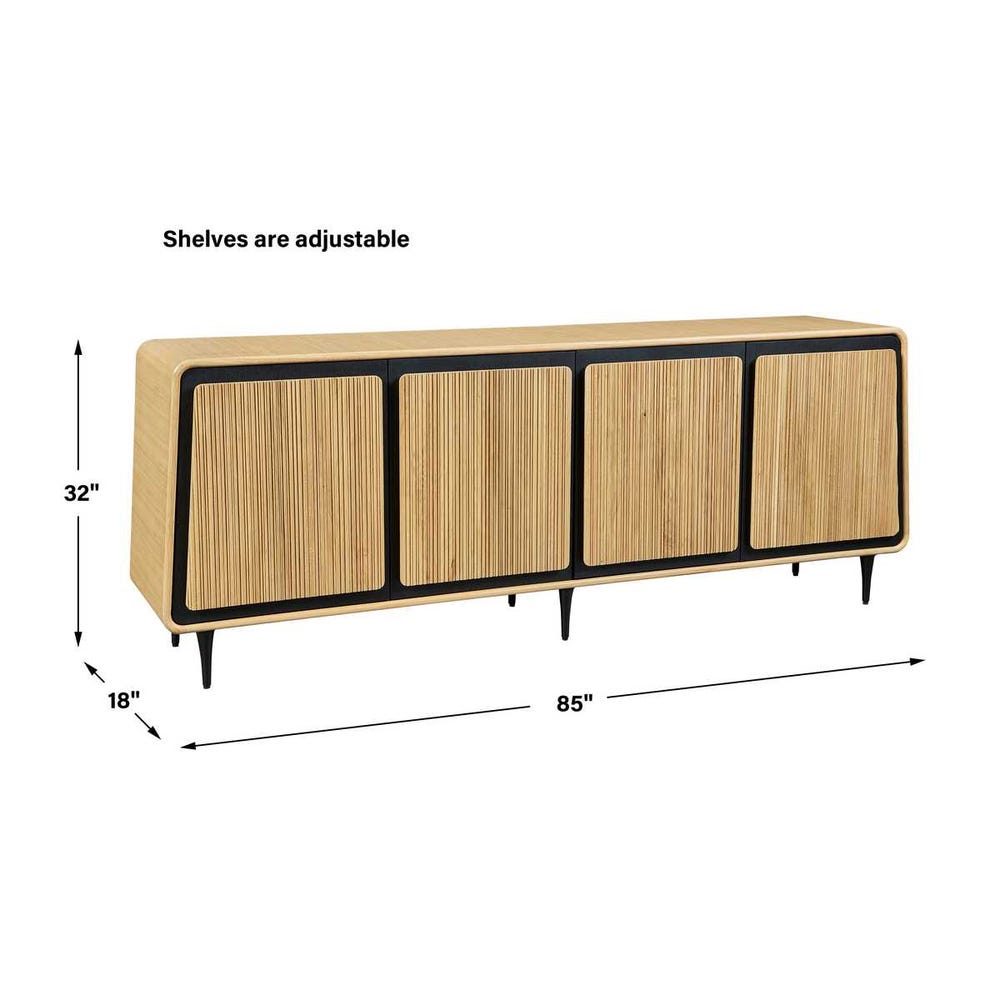 Striation 4 Door Cabinet