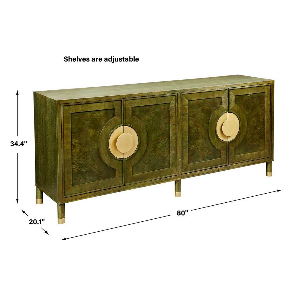 Palais 4 Door Cabinet - Olive