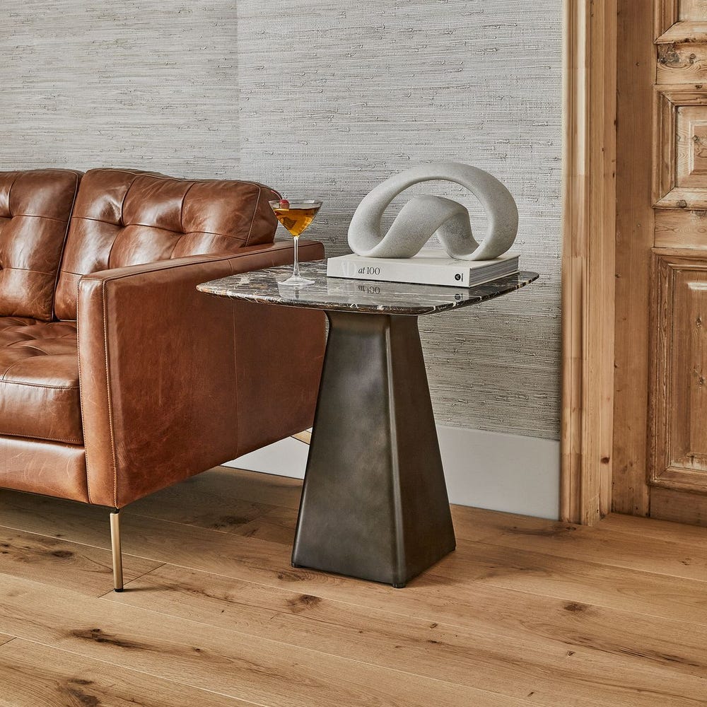 Equilateral Side Table - Michelangelo/Bronze, 2 Cartons