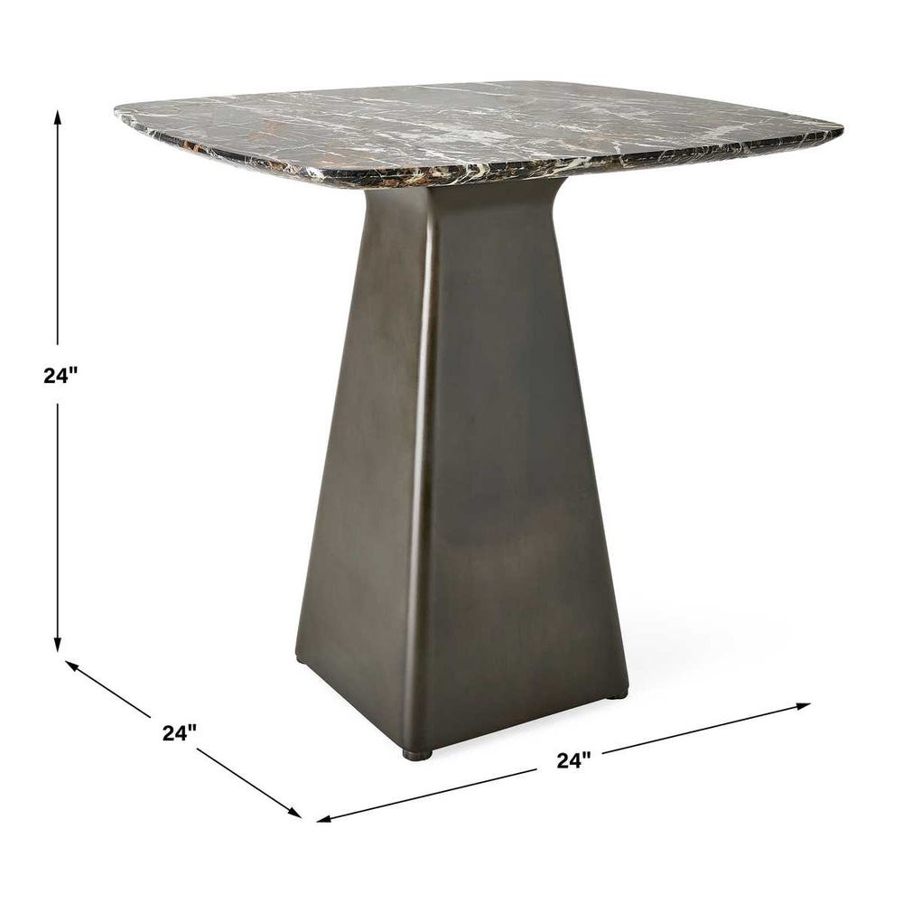 Equilateral Side Table - Michelangelo/Bronze, 2 Cartons