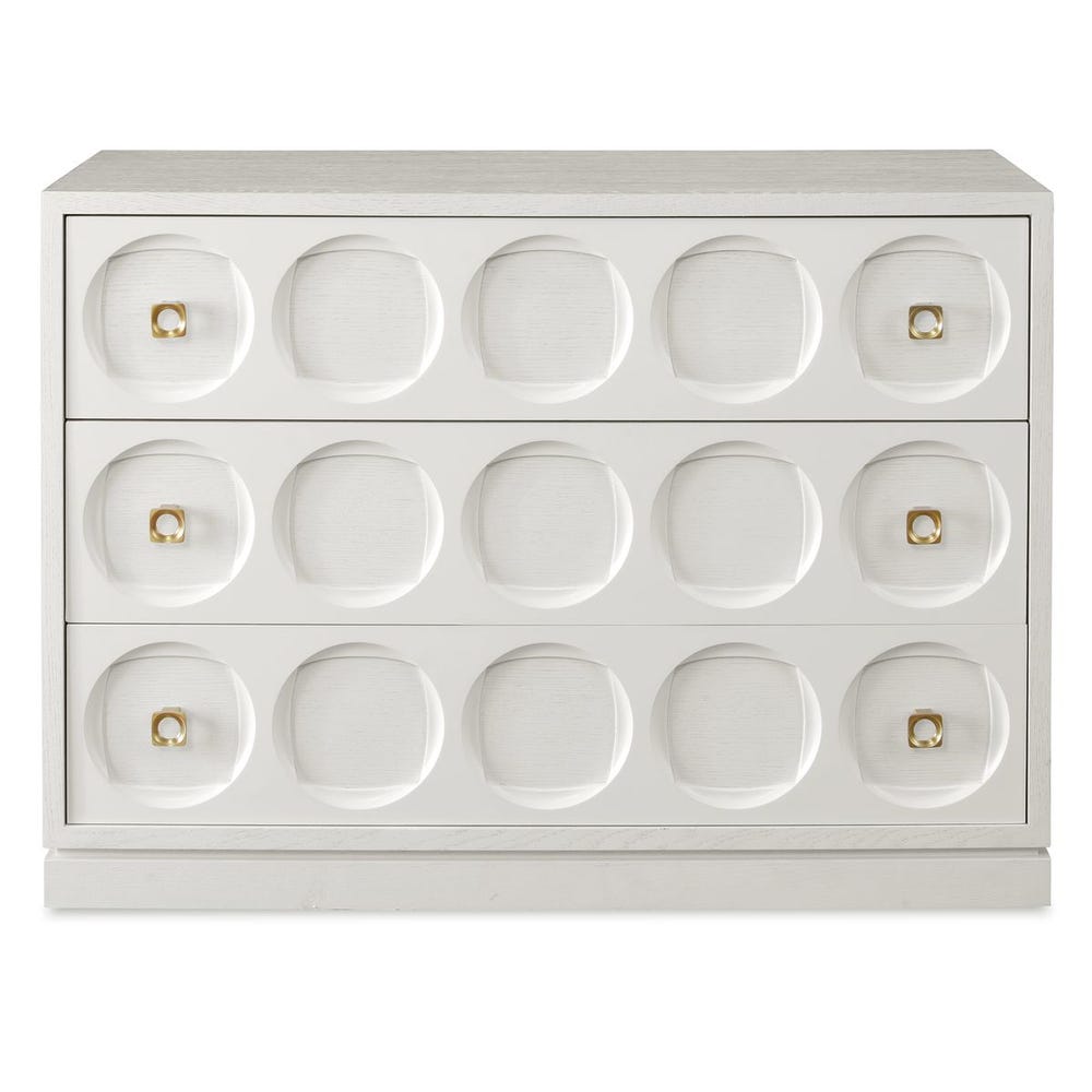 Roundabout 3 Drawer Chest - White
