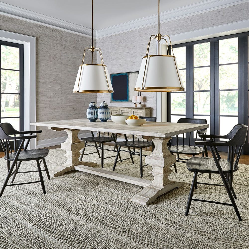 Baldrick Extension Dining Table - White