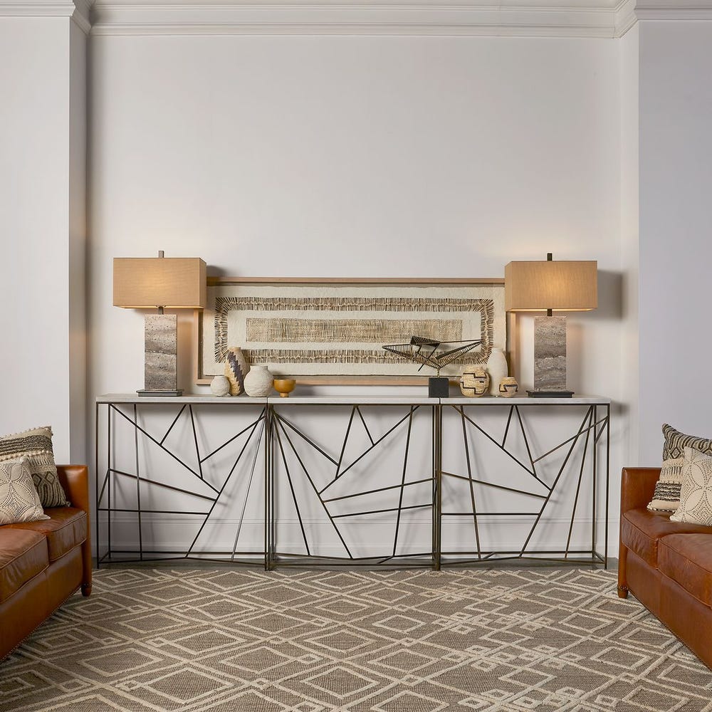 Pick Up Sticks Console Table, 2 Cartons