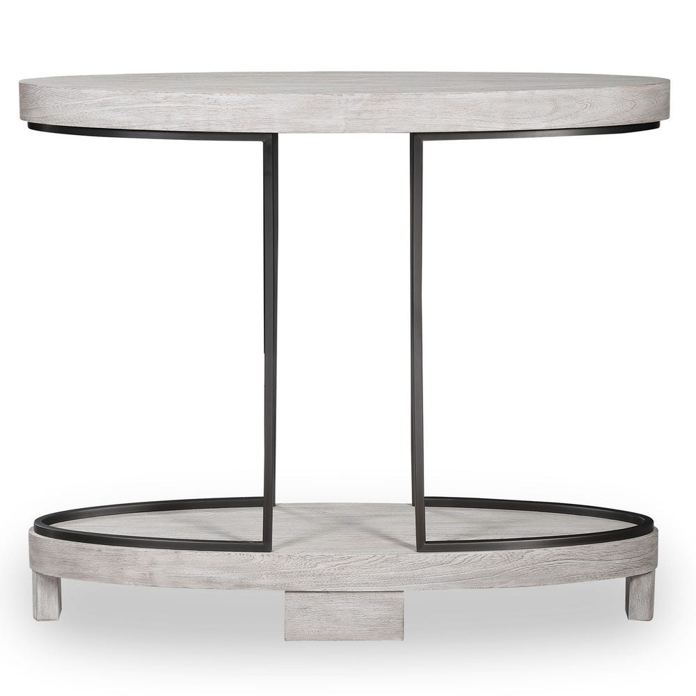 Ovoid Console Table - Scrubbed Elm